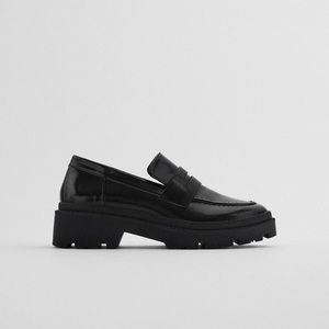 Zara Black Loafers